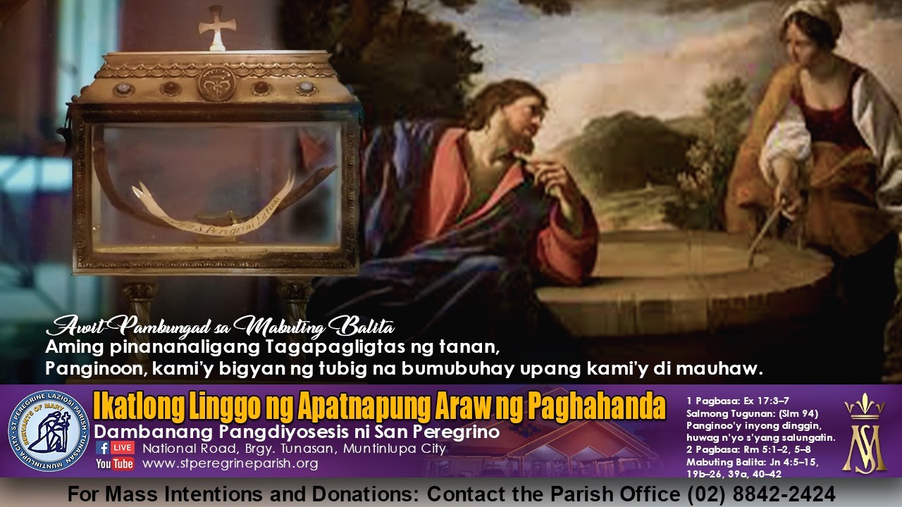 Live: 4PM Mass | Ikatlong Linggo ng Apatnapung Araw ng Paghahanda  - Marso 8, 2026