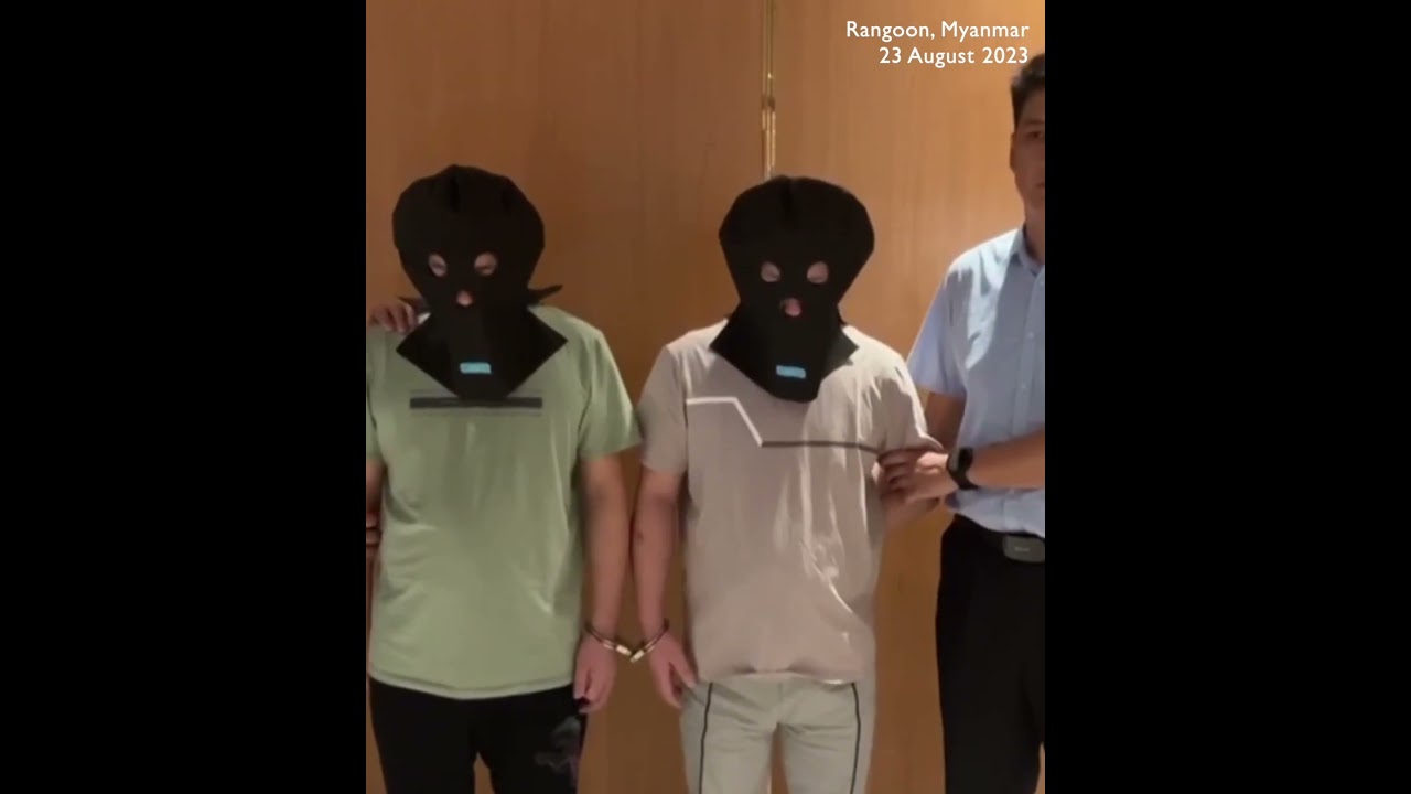 Two suspects of scam gangs in Myanmar have been escorted back to China