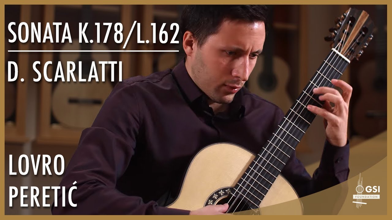 Lovro Peretić performs Domenico Scarlatti's "Sonata K.178/L.162" on a 2024 Oscar Muñoz guitar