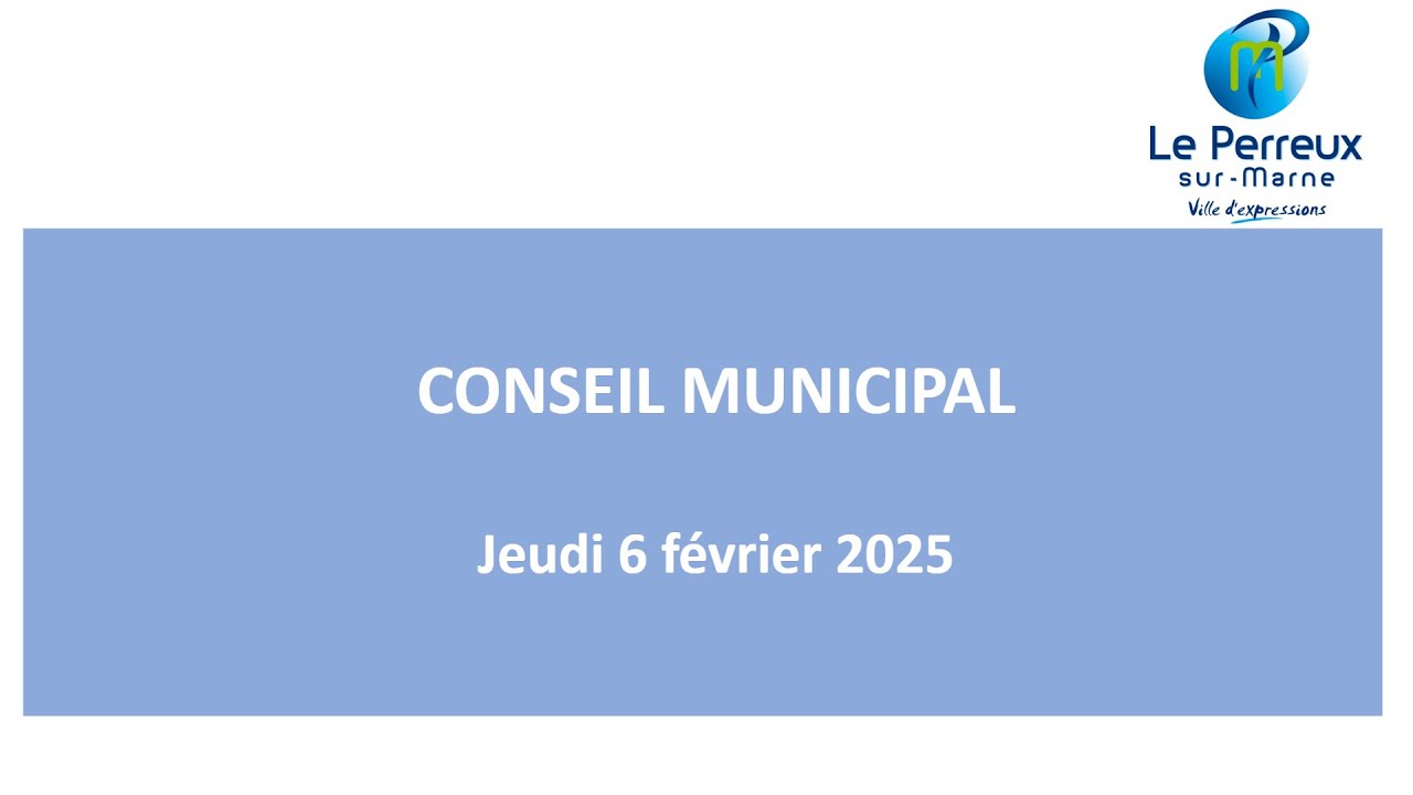 Conseil Municipal du 06 février 2025