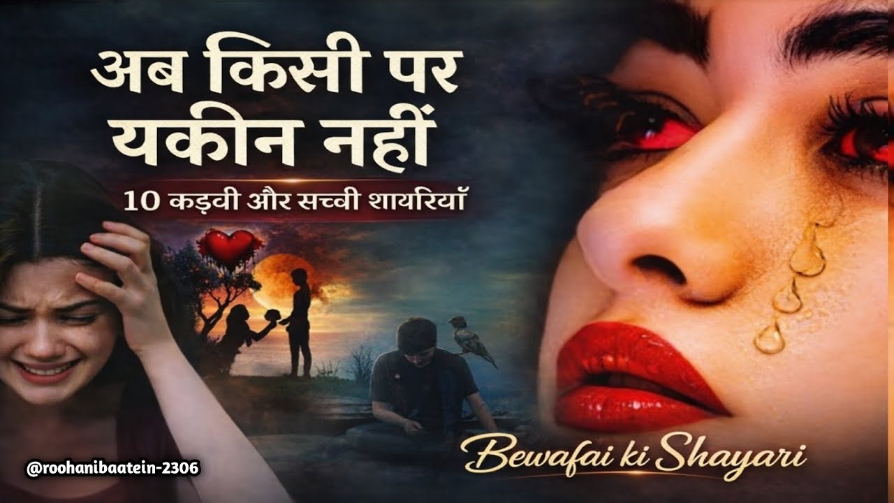 वफ़ा की उम्मीद और धोखे का सफ़र..😭💔 | Bewafa Shayari #bewafa #शायरी #viralvideo #youtube #gazal