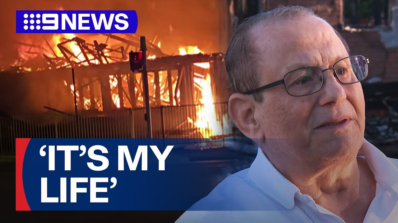 Owner devastated as police investigate restaurant fire in Sydney&rsquo;s west | 9 News Australia