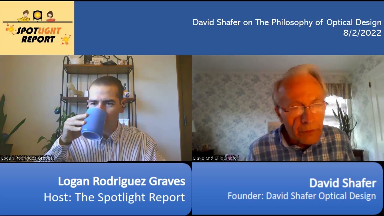 David Shafer on His Philosophy of Optical Design