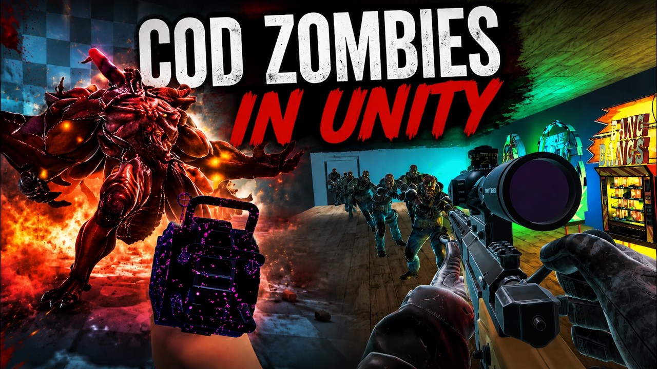 I Recreated Call of Duty Zombies in Unity - (Gameplay Showcase 2026)