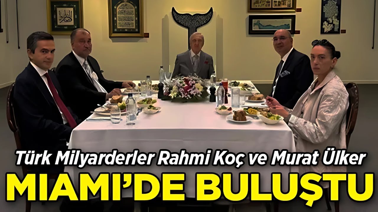 T&uuml;rk Milyarderler Rahmi Ko&ccedil; ve Murat &Uuml;lker'den ABD'de Dikkat &Ccedil;eken Buluşma