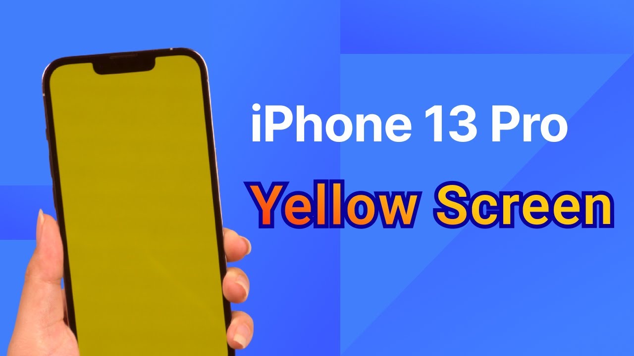 How to Fix iPhone 13 Pro Max Yellow Screen issue | 2025
