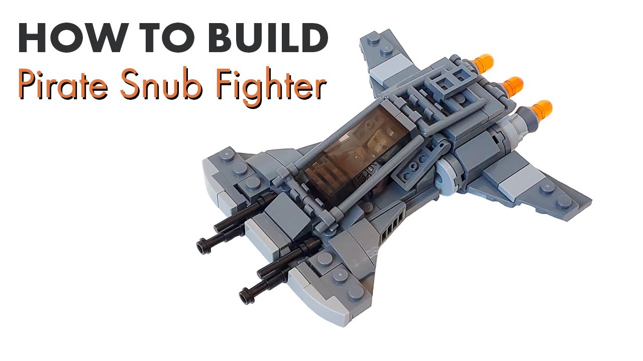 LEGO Star Wars Pirate Snub Fighter MOC | Building Instructions
