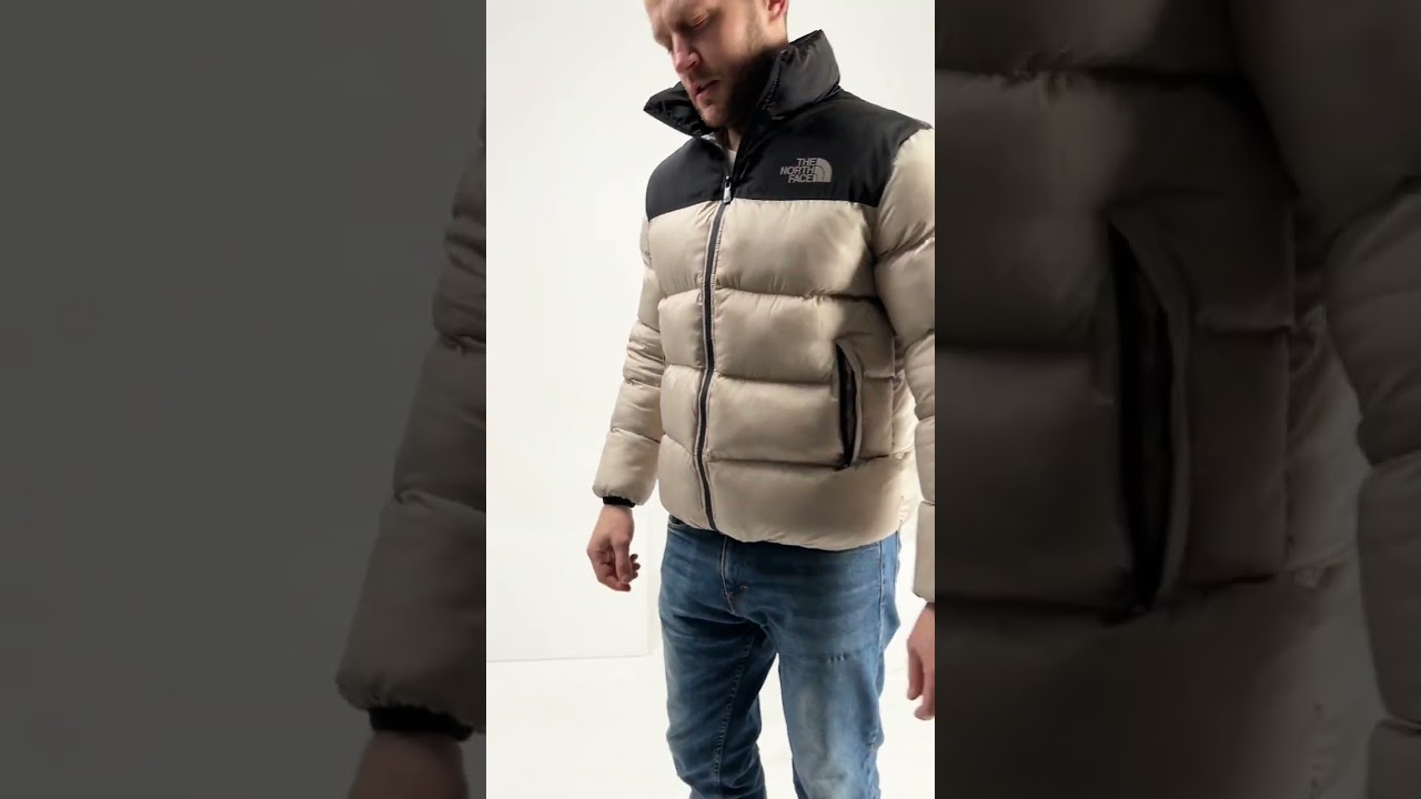 Обзор куртки The North Face кремовая. Производство Турция.