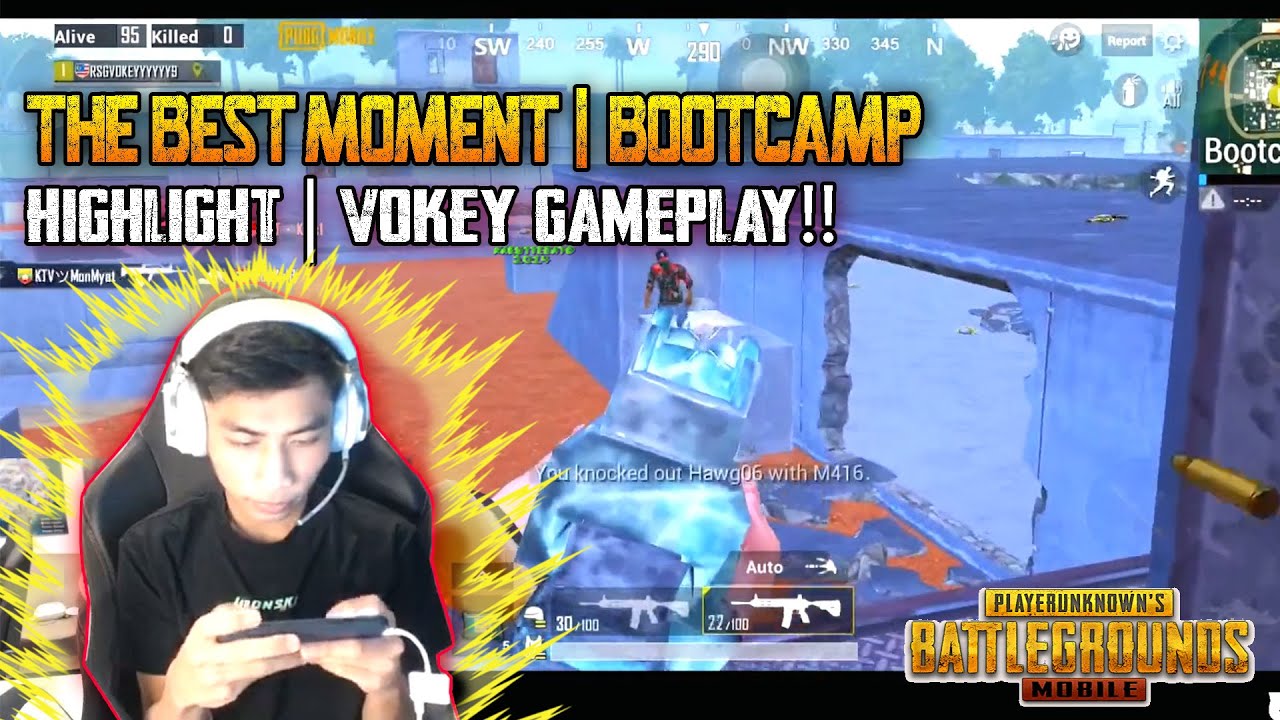 Vokey Barbar Gameplay Kat Bootcamp | 3 Fingers No Gyro | Best Moment HIGHLIGHT | PUBG Mobile