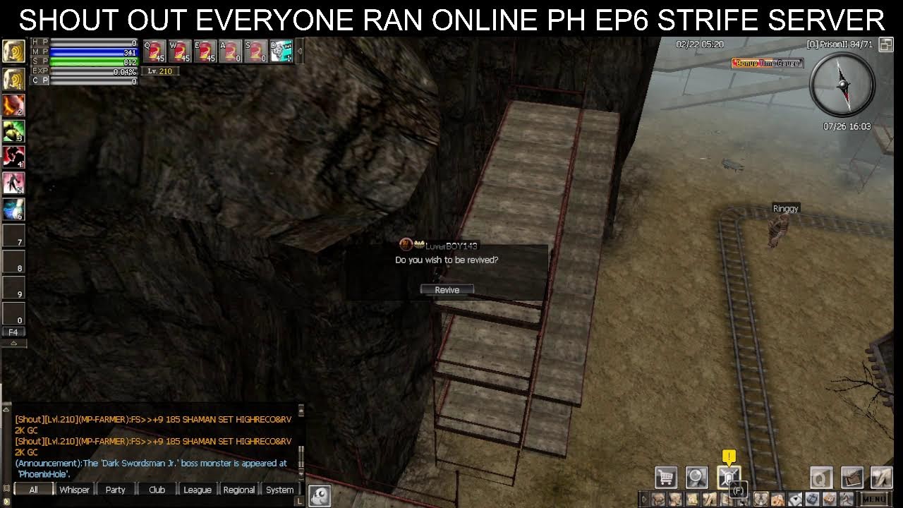 Good evening Welcome to my LS GAMING RAN ONLINE PH STRIFE for WH SHOUT OUT EVERYONE