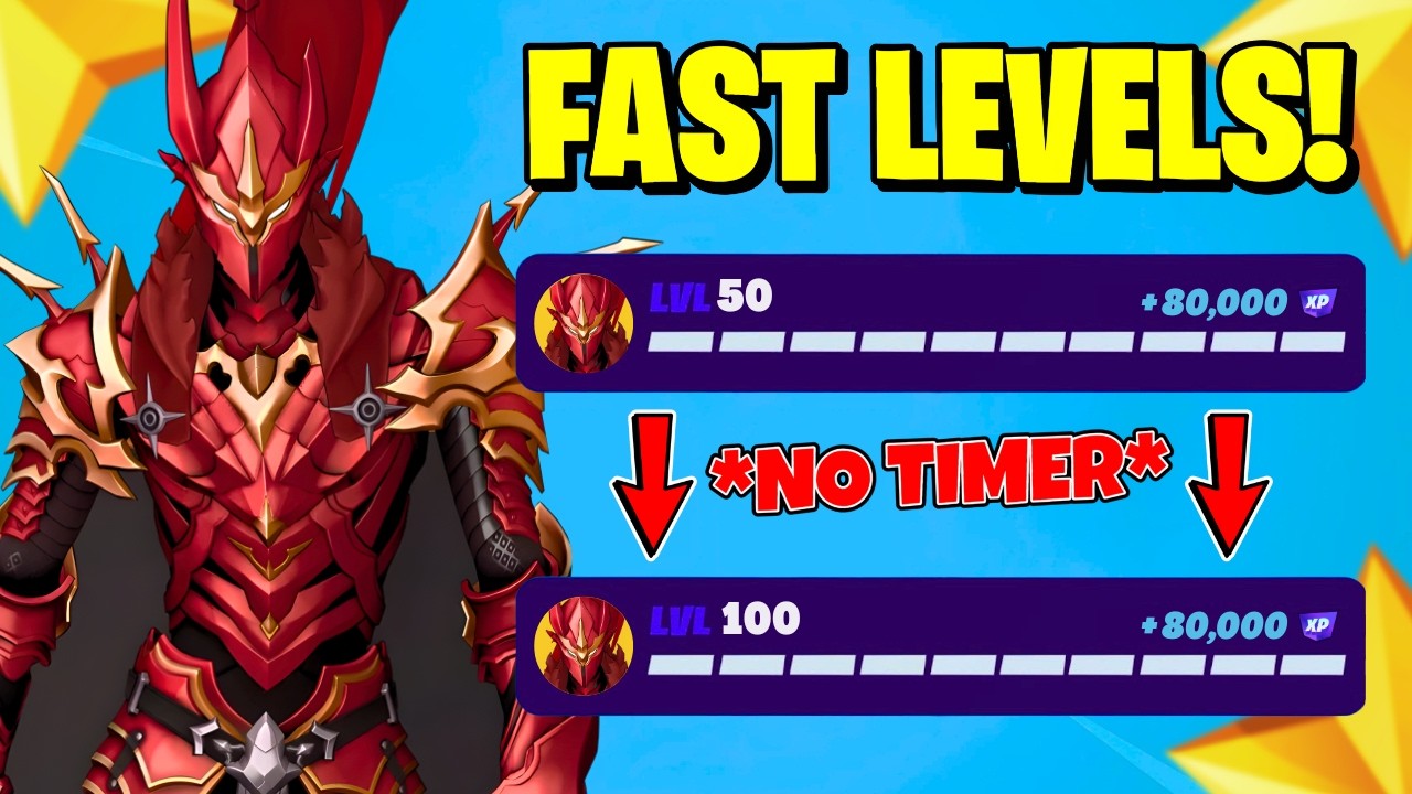 *NO TIMER* New Fortnite XP MAP! (980k a Min) NOT PATCHED! (EASY AFK XP MAP!) 😱🤩