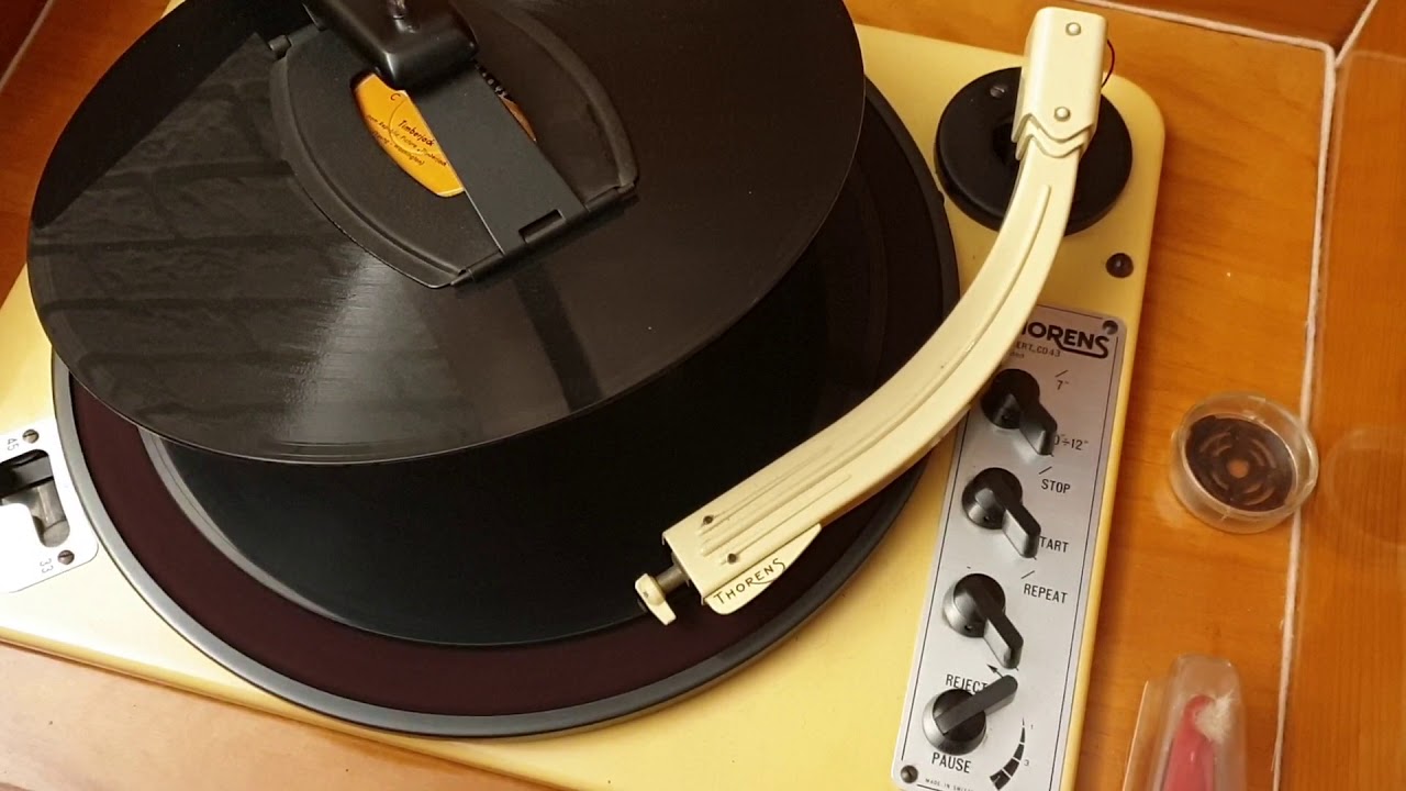 Thorens CD43 record changer operation