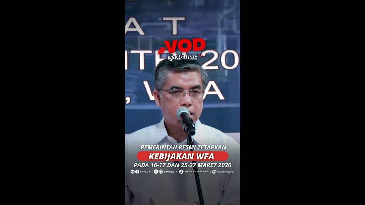 PEMERINTAH RESMI TETAPKAN KEBIJAKAN WFA PADA 16-17 DAN 25-27 MARET 2026 #short