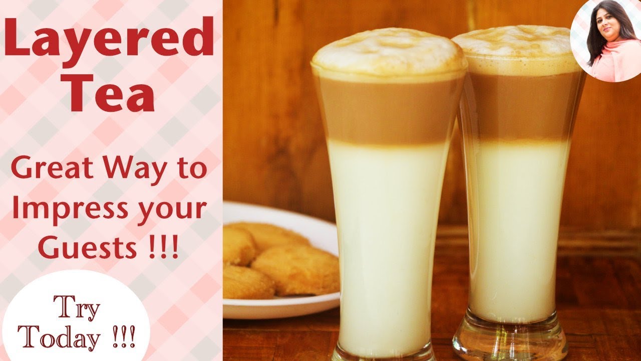 Layered Milk Tea recipe with Perfect Froth on top, Layered Masala Tea , Biriyani Tea, dancing tea.
