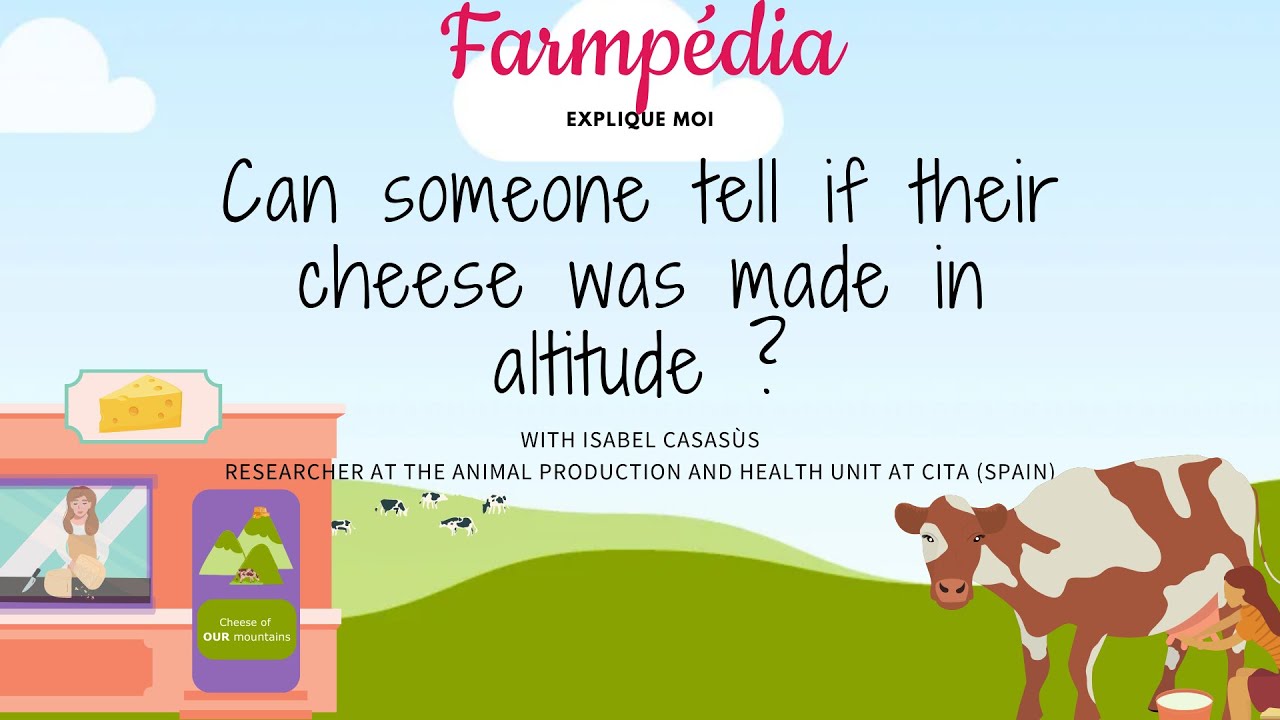 Explain to me : Can someone tell if a cheese was made in altitude ? With Isabel Casasùs