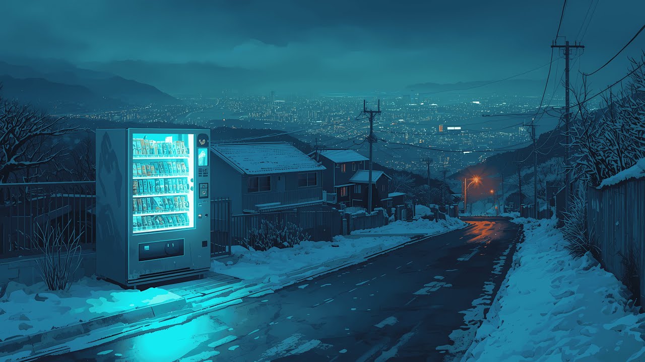 2 AM Beneath the Winter Quiet ❄️ | 90s Lofi Nostalgia — Streets Gone Still