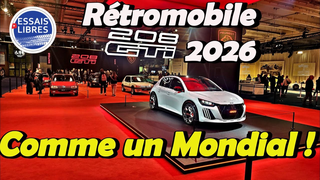 RETROMOBILE 2026 PRESQUE UN MONDIAL DE L'AUTO !! PEUGEOT, RENAULT, ALPINE, DS, ALFA...