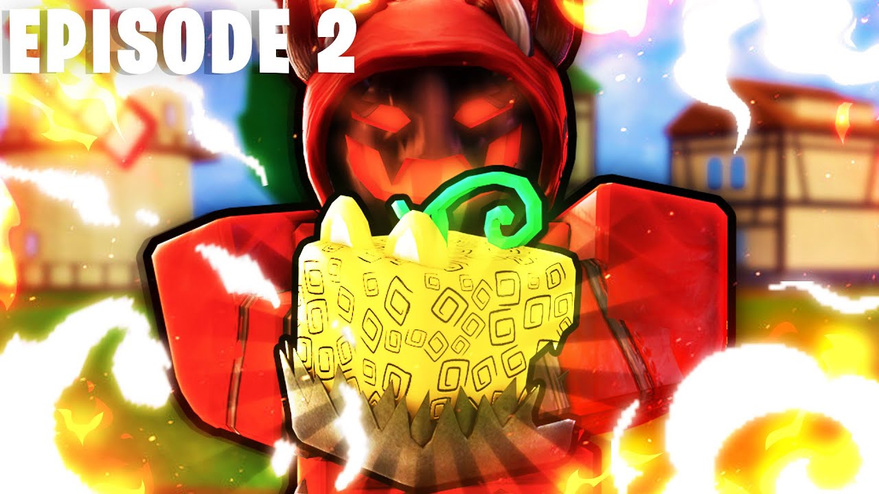 My First BLOX FRUIT... (Roblox Blox Fruits) NOOB to PRO Day 2