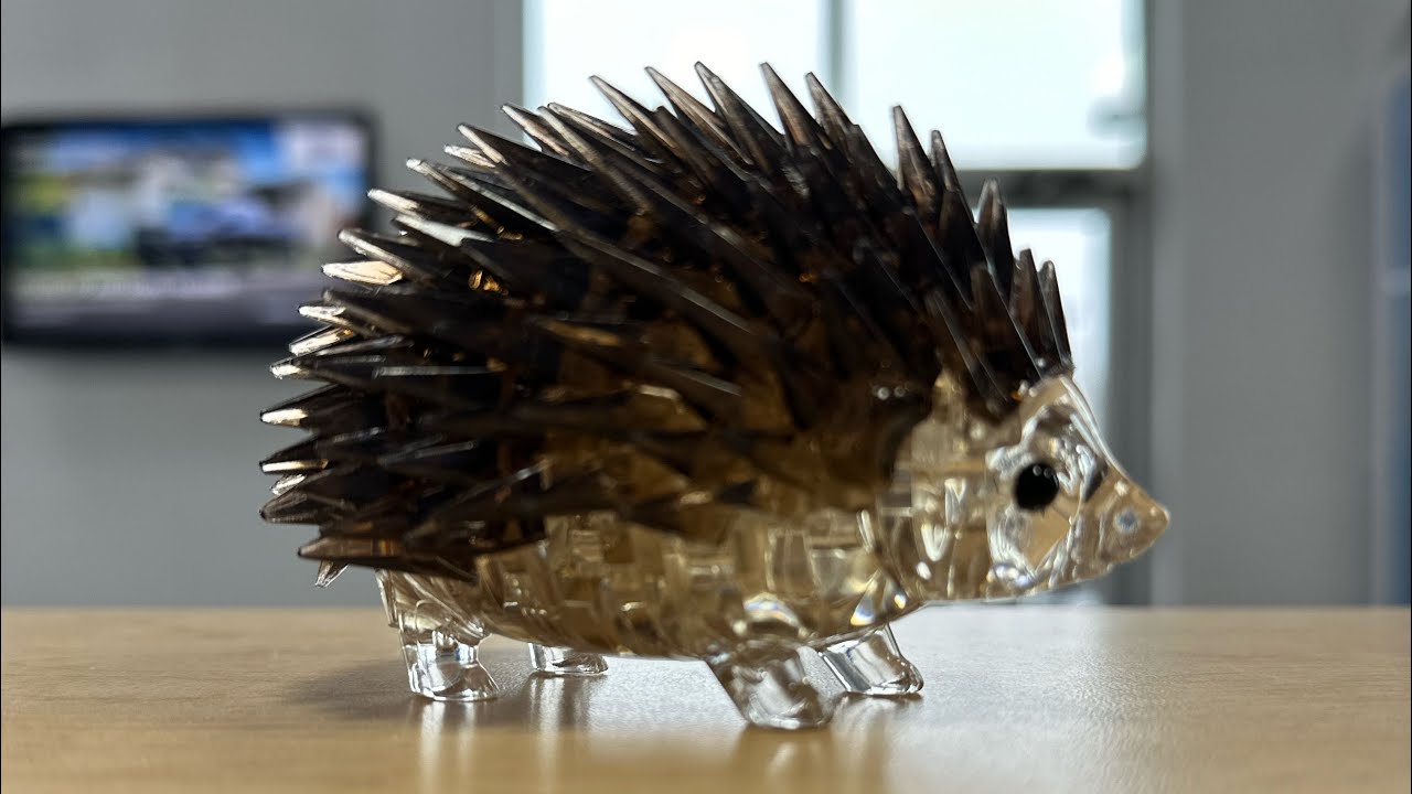 Build a 3D Crystal Hedgehog with me! (Ps I did break it)