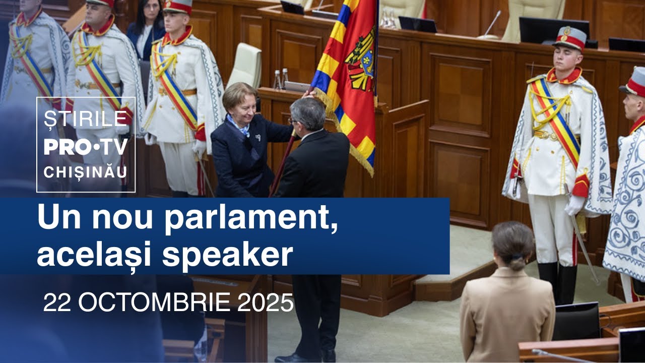 Știrile PRO TV (ORA 20:00) | UN NOU PARLAMENT, ACELAȘI SPEAKER | Moldova 