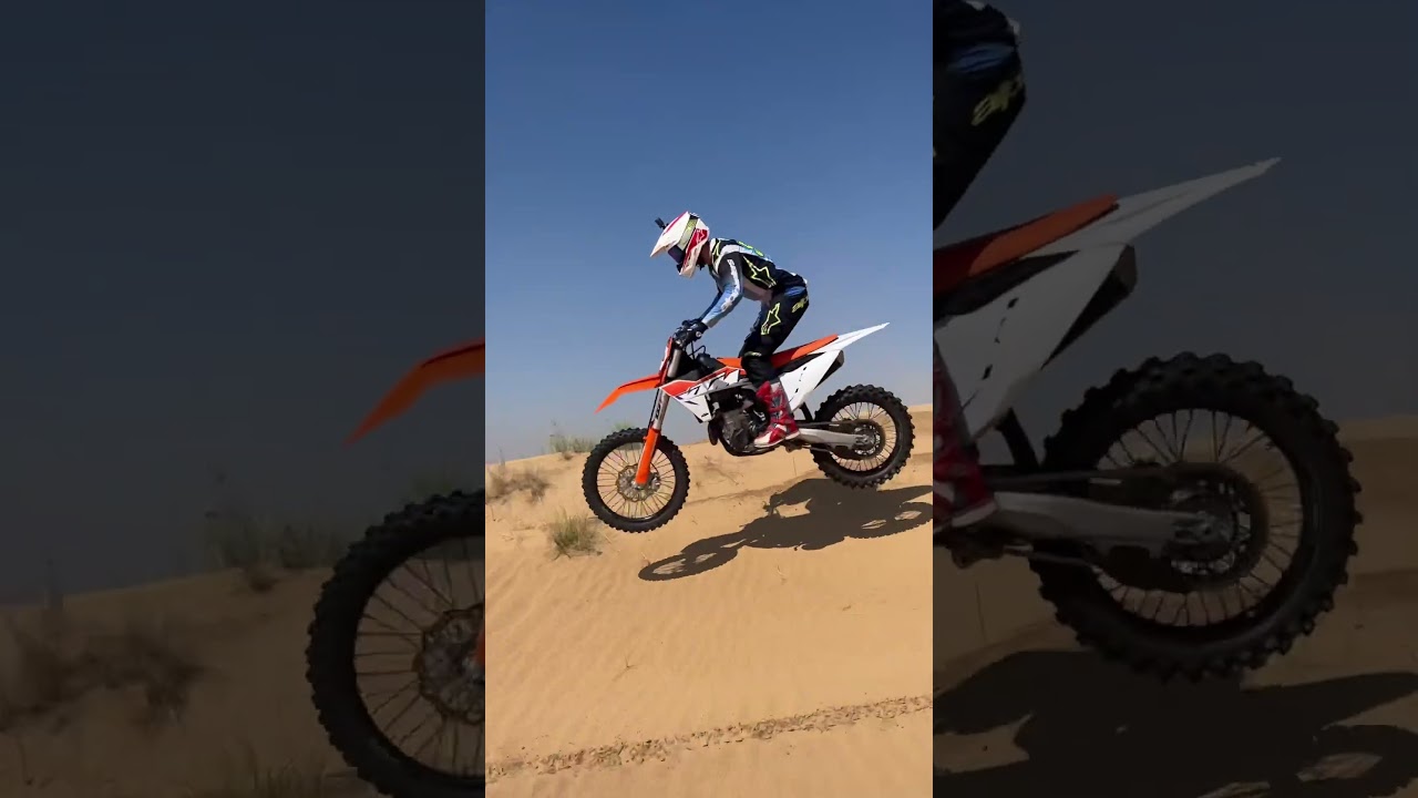 Dubai desert 🐪 #motocross #moto #ktm #ktm250 #mxlife #crash #fail #gopro #dubai #dubaidesert #fyp