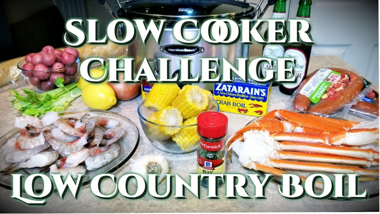 ✨ SLOW COOKER CHALLENGE // LOW COUNTRY BOIL ✨