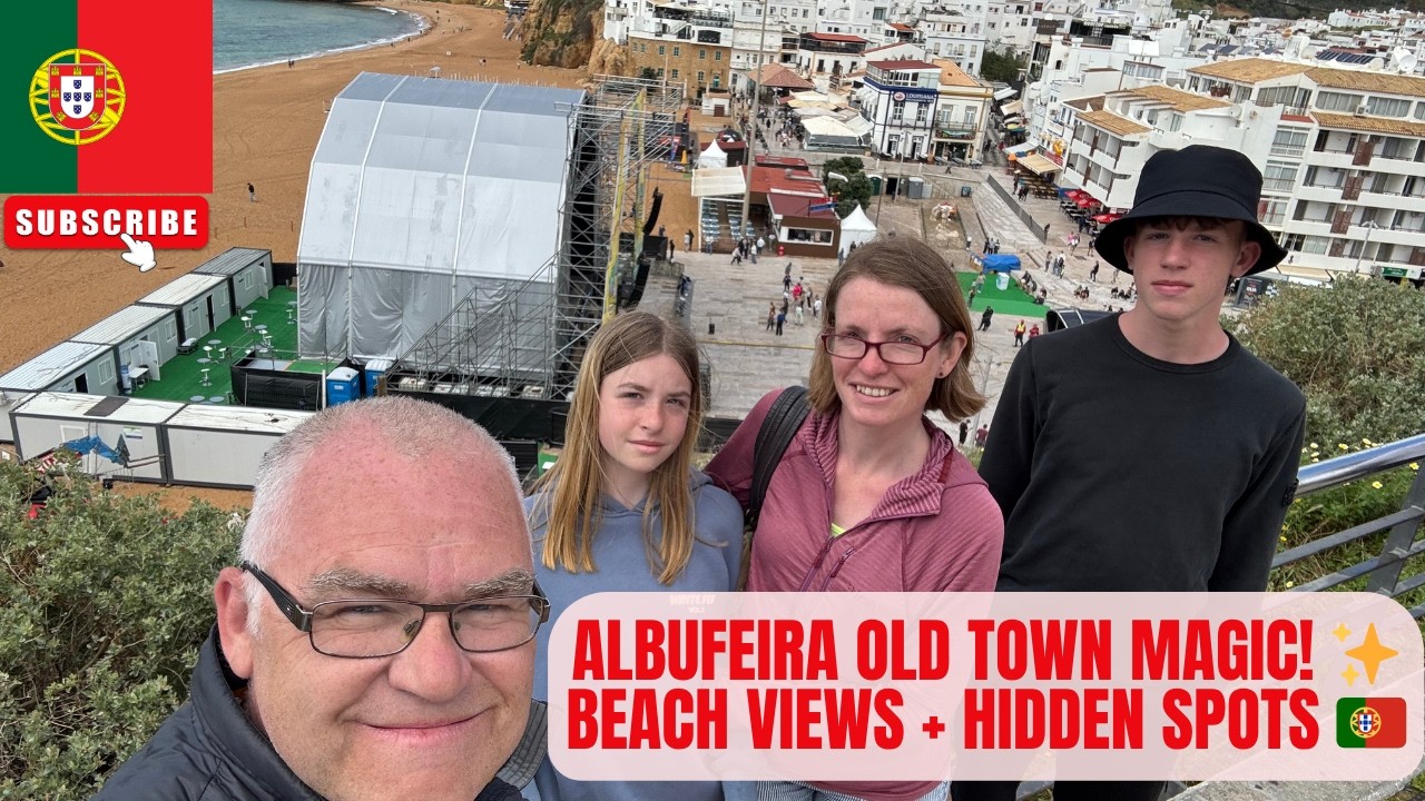 Albufeira Old Town Walkabout 🇵🇹 | Ice Creams, Hidden Spots & Beach Views!