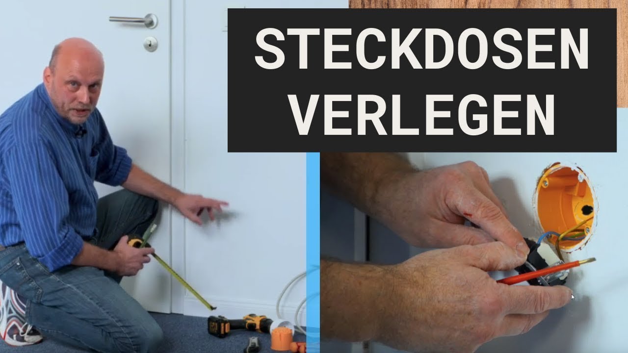 Steckdosen nachtr&auml;glich in der Wand verlegen // J&ouml;rn packt's an