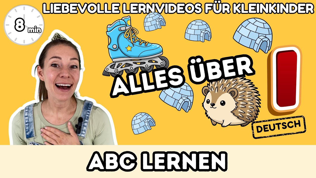 ABC Lernen | Lernvideo f&uuml;r Kleine | Buchstaben lernen mit echten Personen | Tiere Video
