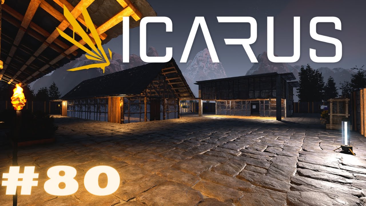 ICARUS deutsch | EP80 Bungalow fertig bauen & erste Terrassen Beleuchtung 👀👀
