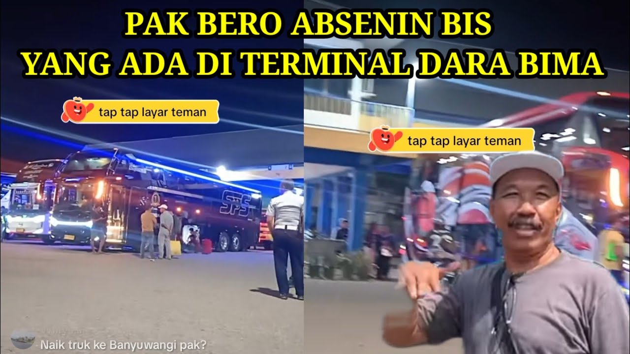 PAK BERO ABSENIN BIS YANG ADA DI TERMINAL BIMA🔥