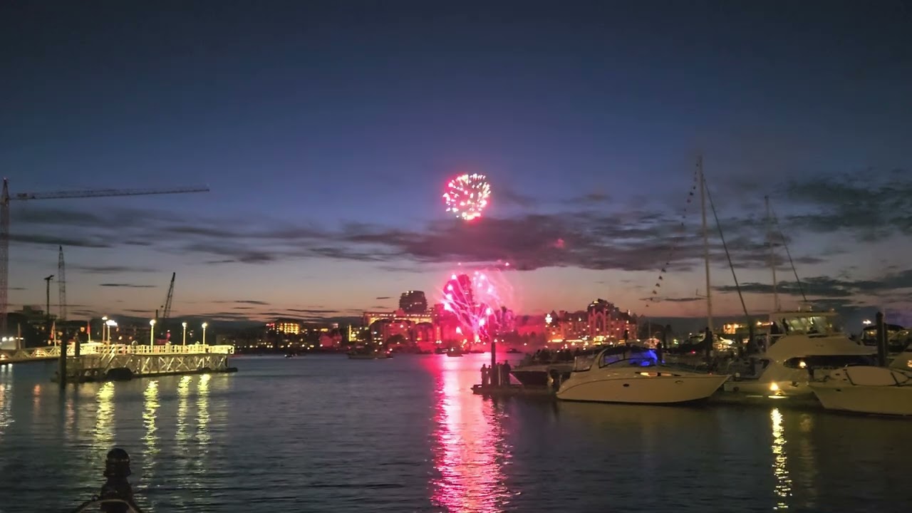 Canada Day Fireworks 2026 Victoria BC Canada 