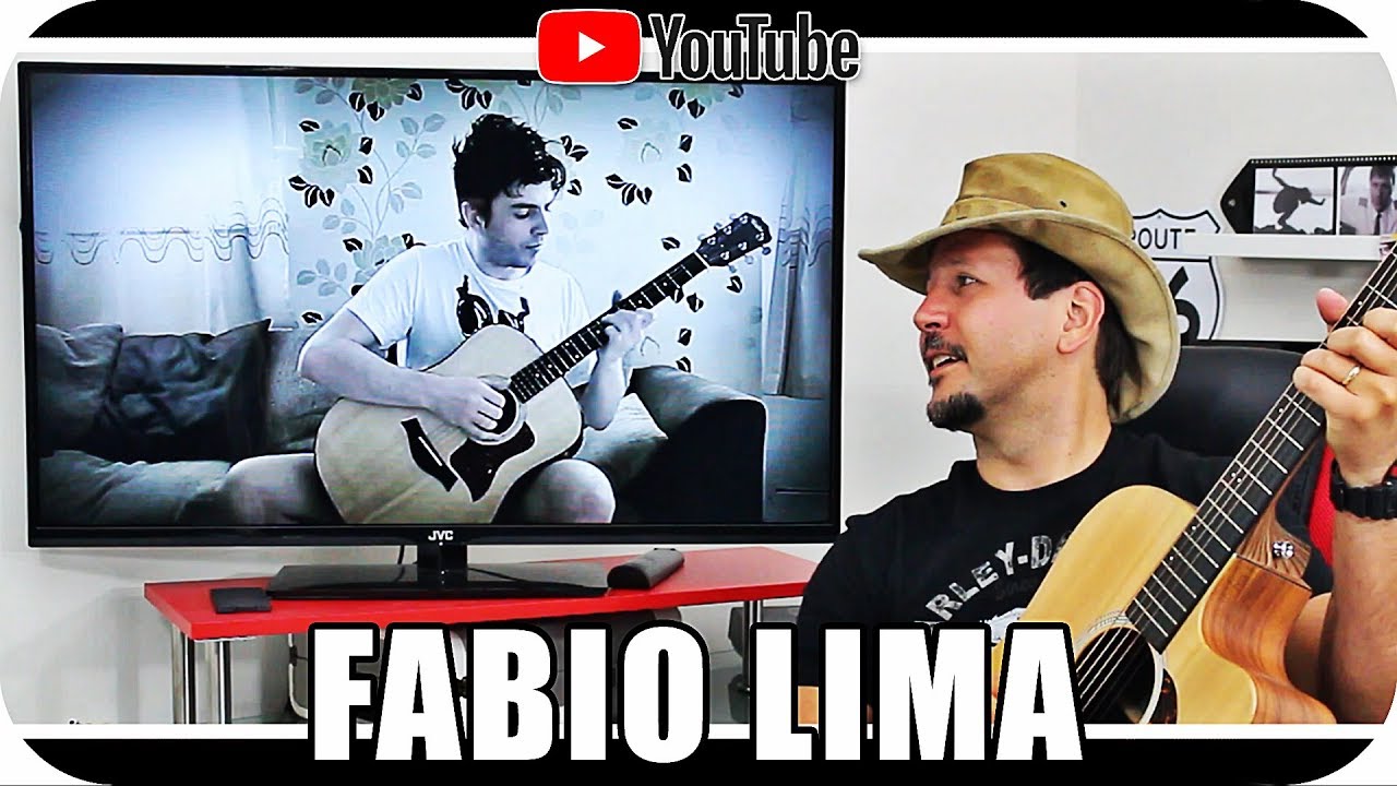Reagindo ao VIOLÃO de FABIO LIMA #ProfessorYoutuber Marcio Guerra React Reação