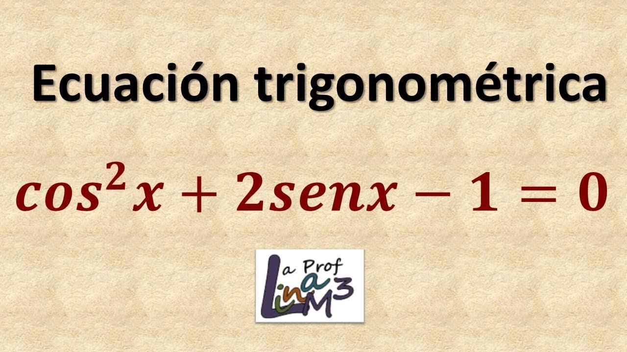 Ecuación trigonométrica | Ejercicio 28 | La Prof Lina M3