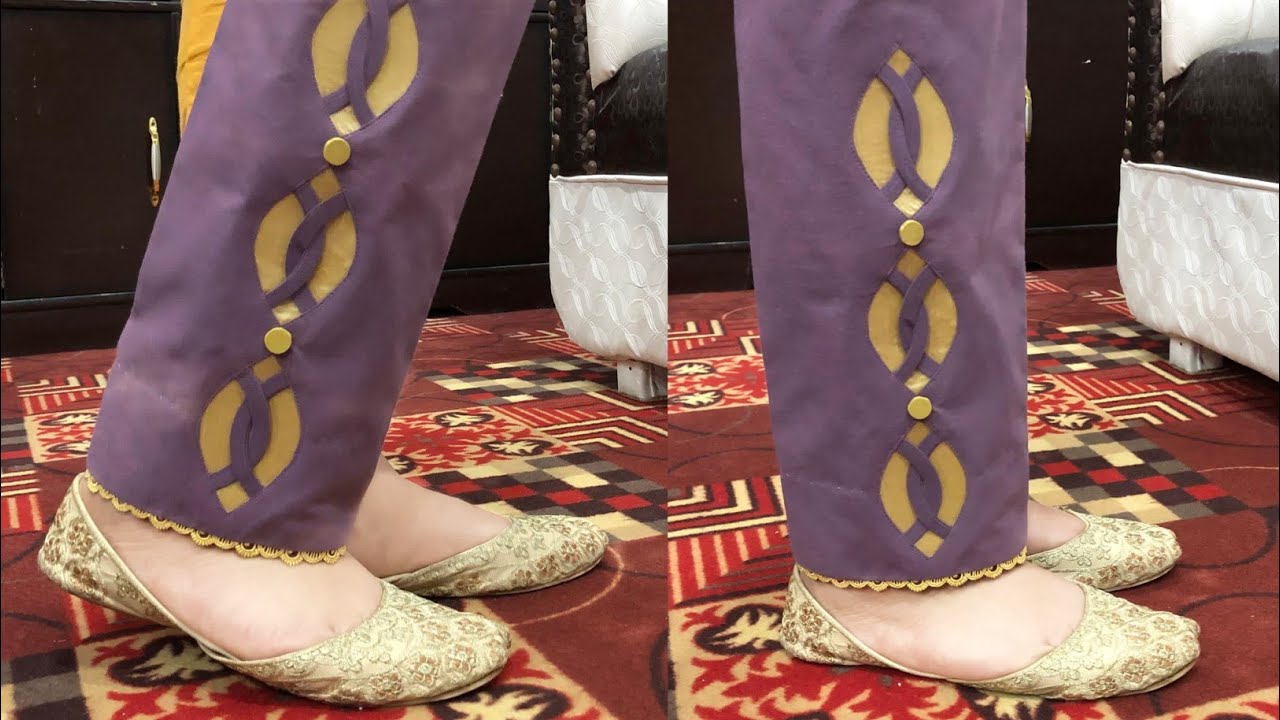 trouser design Eid special || #nabiladressingdesigner