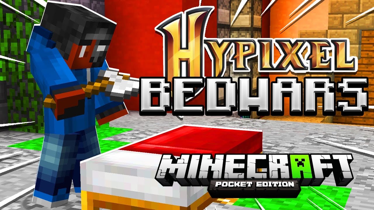 HYPIXEL BEDWARS SERVER FOR MCPE!