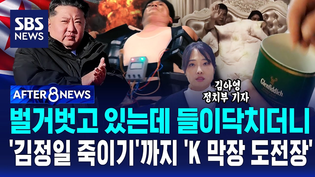 벌거벗고 있는데 들이닥치더니…'김정일 죽이기'까지 'K 막장 도전장' / SBS / AFTER 8NEWS / 김아영 정치부 기자