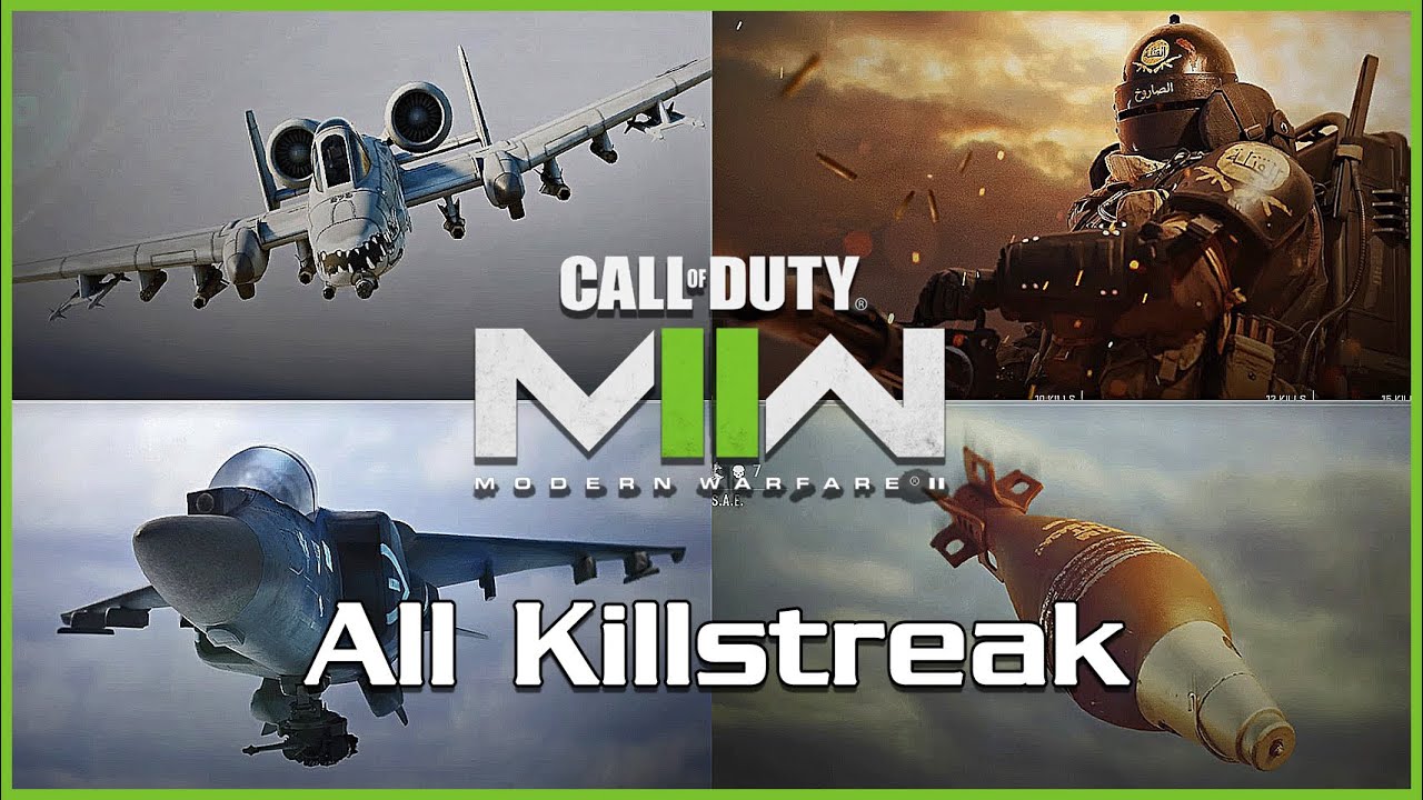 Call of Duty Modern Warfare 2 Beta - All Killstreak List | 4K PS5
