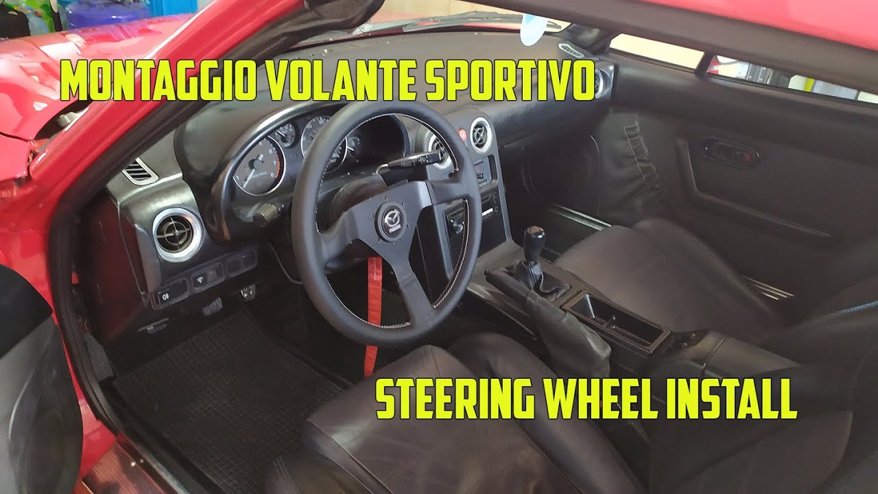 Come montare un volante sportivo su una Mazda MX-5 Miata - Mazda Miata Steering Wheel install