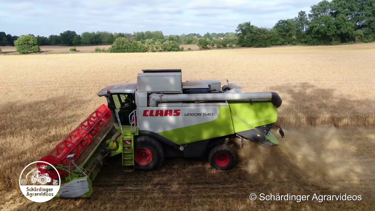 Gerste dreschen 2019 | Claas Lexion | Steyr | Hilken | Norddeutschland | Praktikum