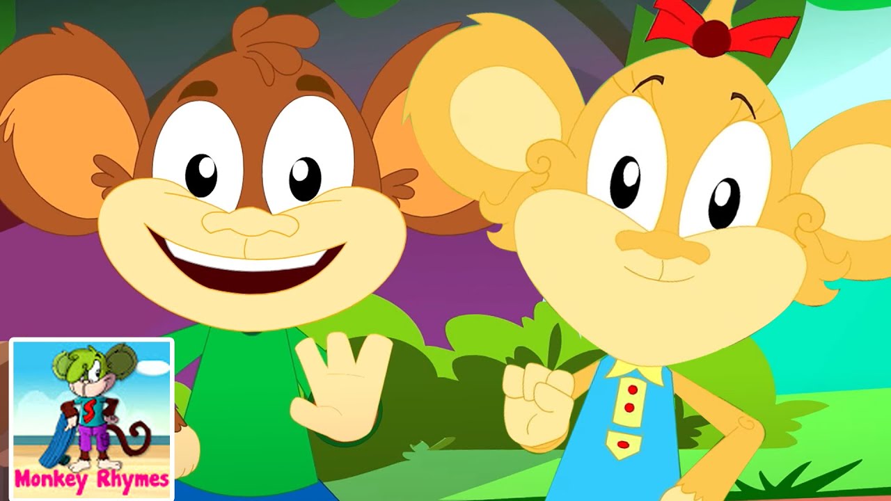 Open Shut Them | Nursery Rhymes and Baby Song | Kids Songs with Monkey Rhymes