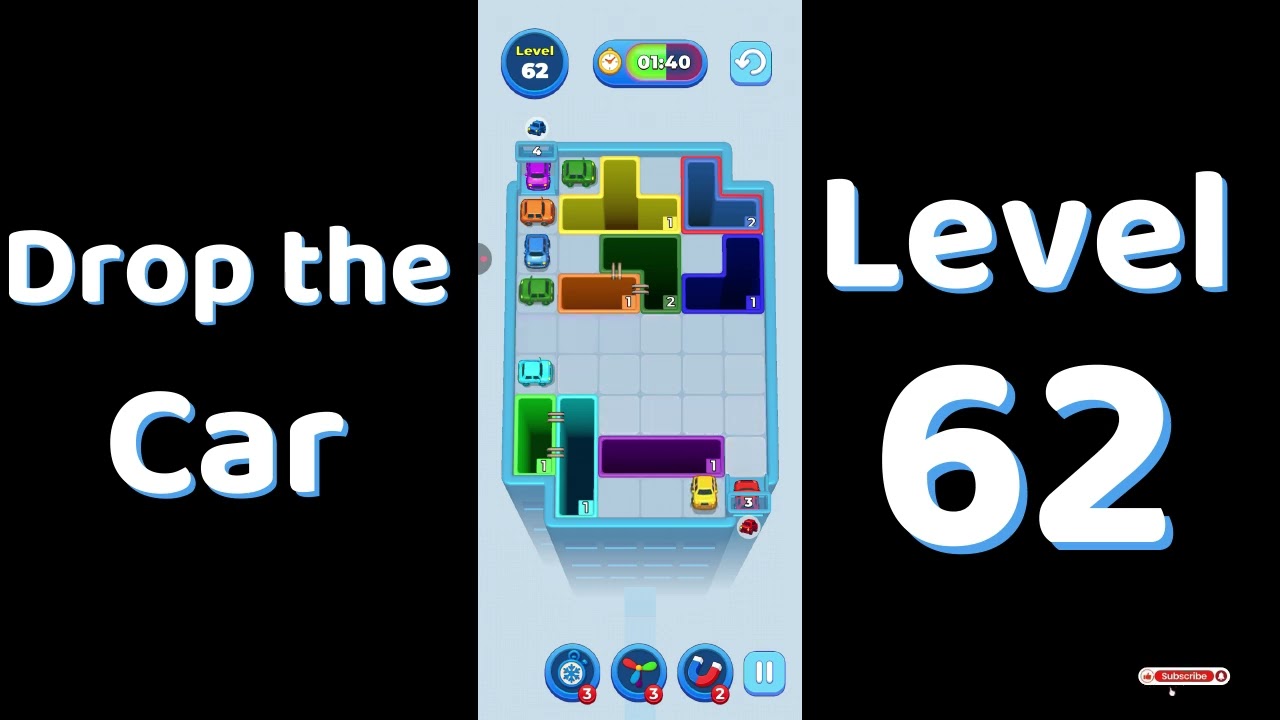 Drop The Car Level 62 🚗 | Color Car Drop Puzzle Gameplay | SolutionGuruji