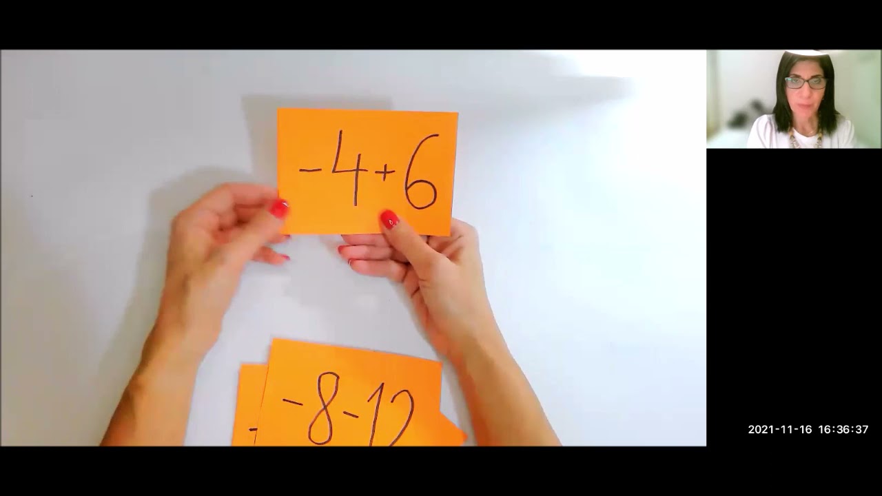 סרטון מעודכן לחיבור מספרים מכוונים