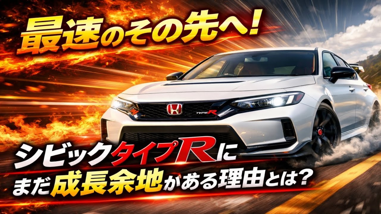 🔥💨 最速のその先へ！シビックタイプRにまだ成長余地がある理由とは!?