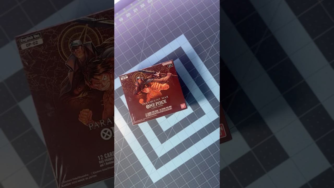 Unboxing Paramount War Booster Box part1 (OP02)