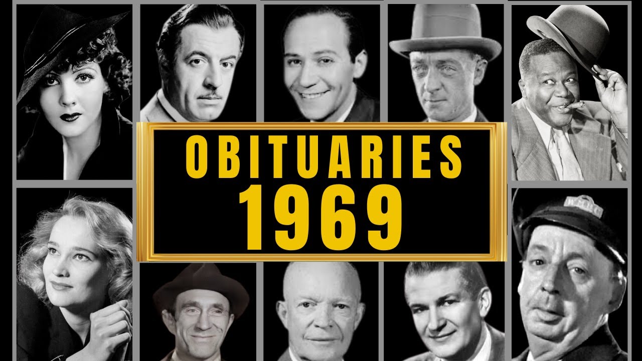 Famous Hollywood Celebrities We've Lost in 1969 - Obituary in 1969 - Ep1