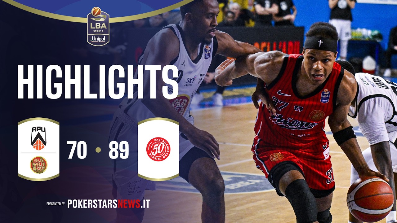 Apu Old Wild West Udine - Pallacanestro Trieste | PokerstarsNews Highlights Serie A Unipol 2025/2026