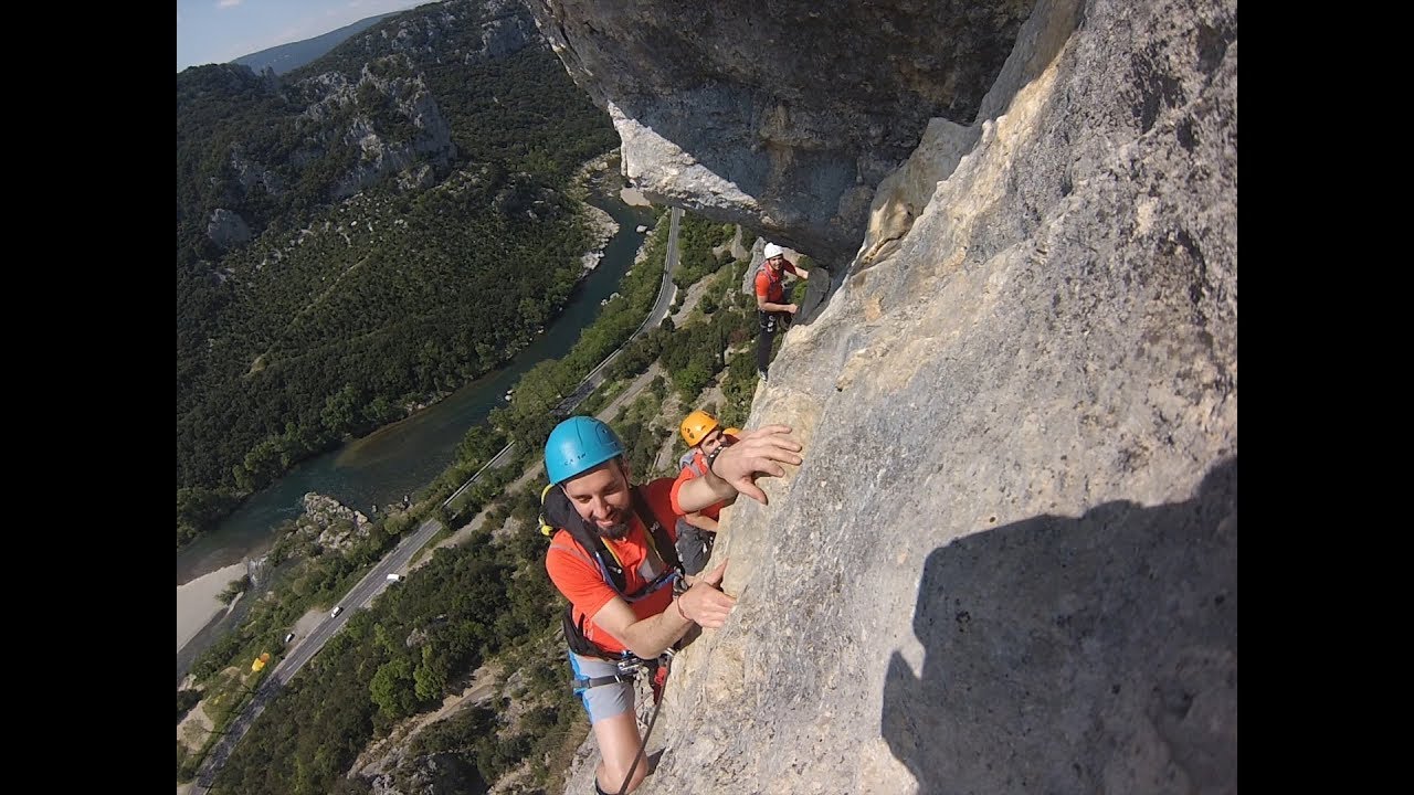 Via ferrata du Thaurac dans l'Herault