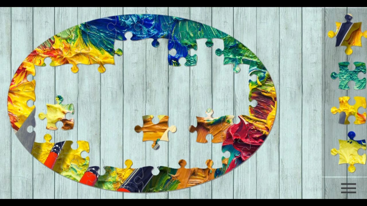 Artistic Palette Puzzle#art #puzzle #paint 🎨🧩@puzzlemaster1034