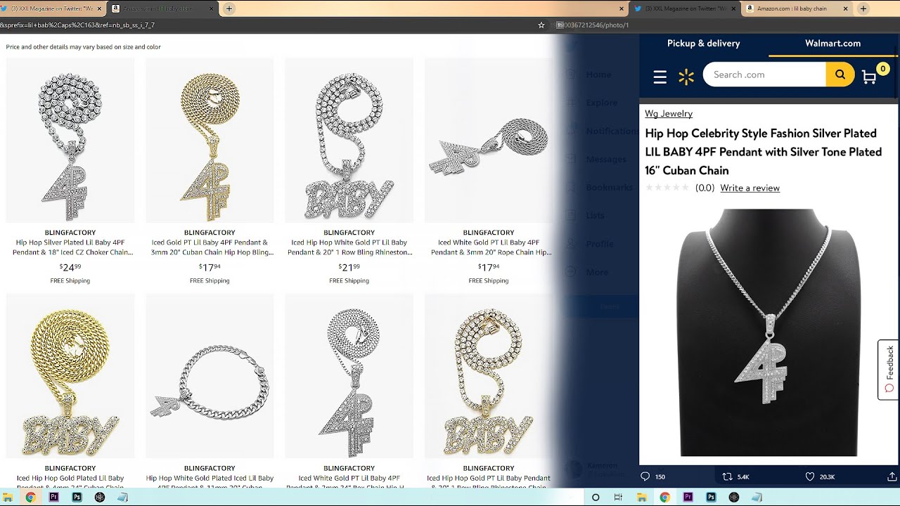 Lil Baby's 4PF Chain is Being SOLD in WALMART & AMAZON!!